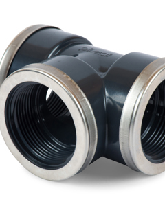 T-piece 1 1/2"fm x 1 1/2"fm x 1 1/2"fm PVC NP16